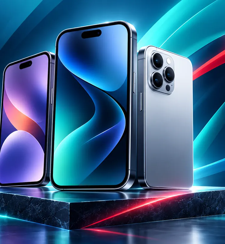 Unbranded mobile handset concept artwork